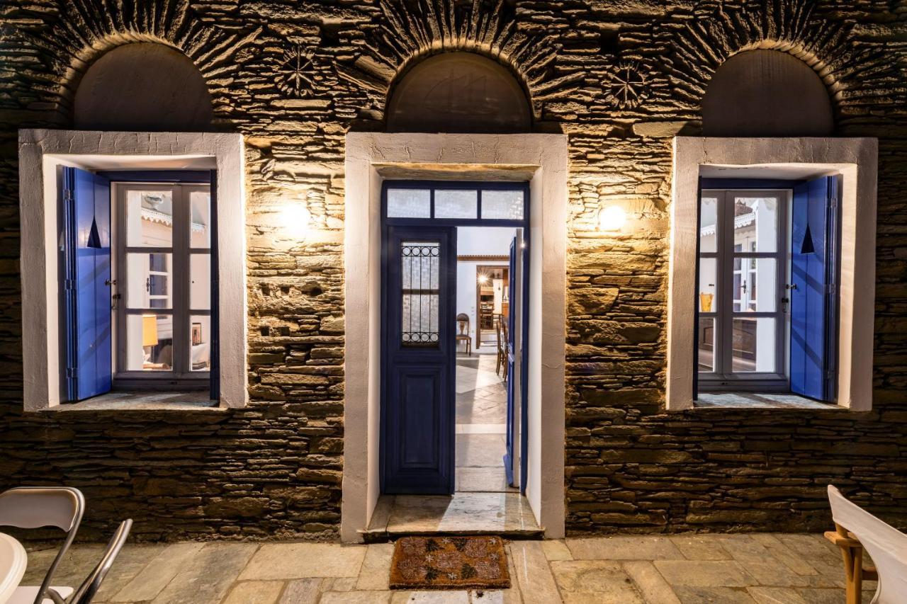 Anezas Mansion Stone-Built Traditional Villa Khónias Exterior photo